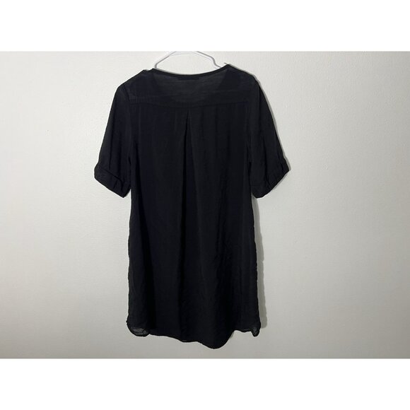 Cut Loose Black Dress Size Small Lagenlook Pockets - Picture 8 of 15